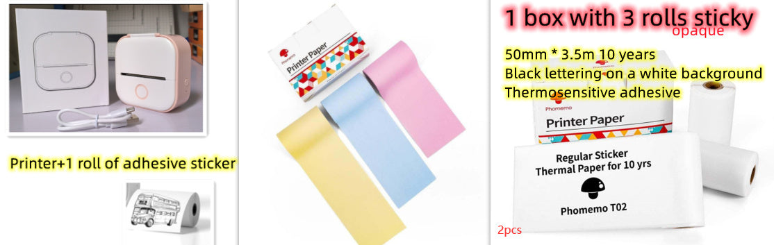 Hangzhou Jingqian Portable Mini Label Printer – Multi-Color
