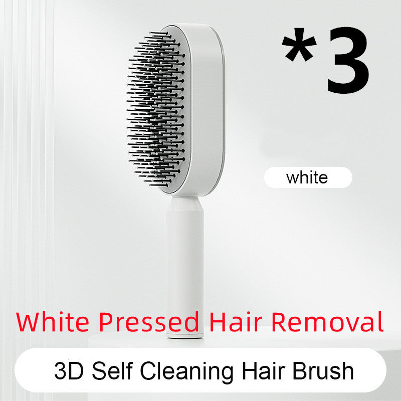 Yiwu Renfan Self Cleaning Hair Brush with Airbag Massage