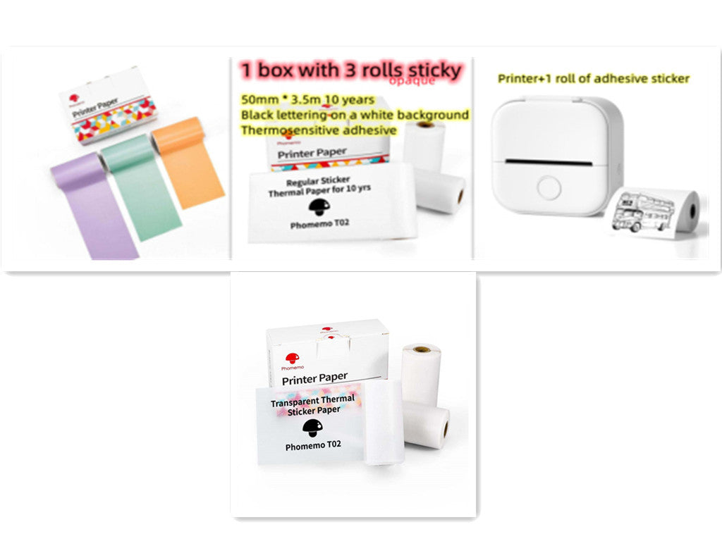 Hangzhou Jingqian Portable Mini Label Printer – Multi-Color