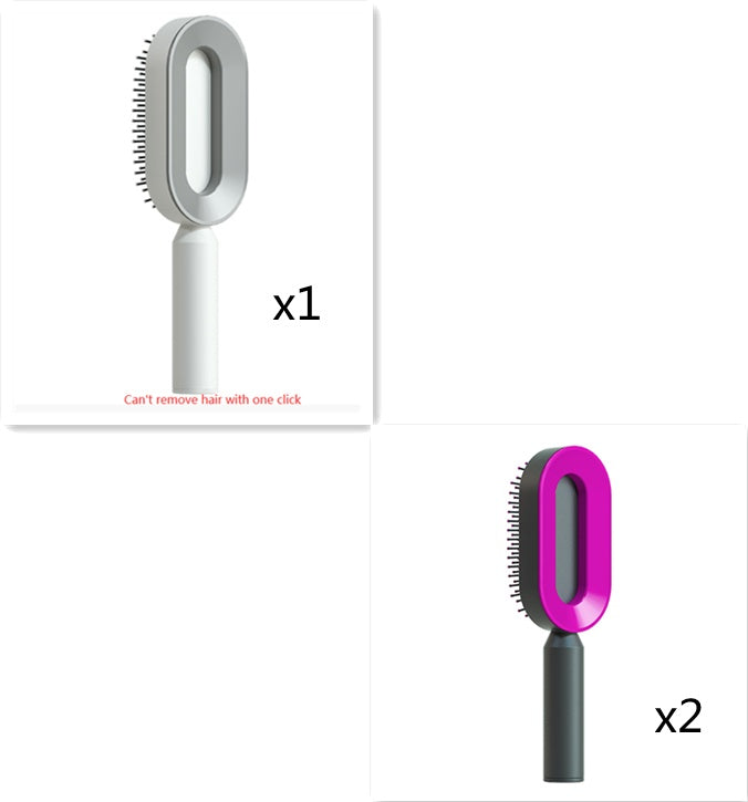 Yiwu Renfan Self Cleaning Hair Brush with Airbag Massage