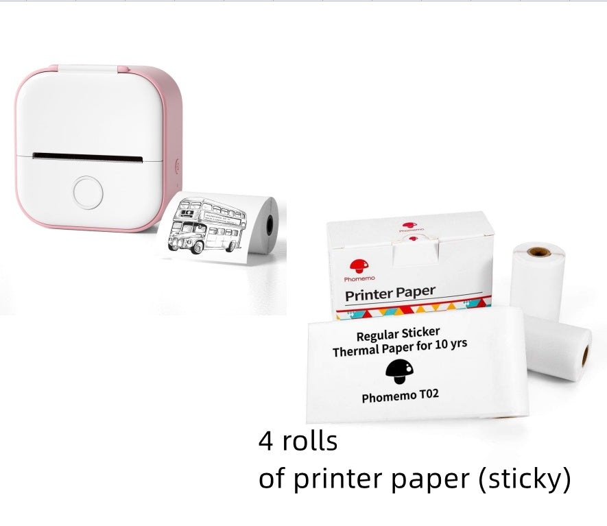 Hangzhou Jingqian Portable Mini Label Printer – Multi-Color