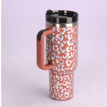 Hangzhou Jingqian 40 oz Insulated Tumbler with Handle - Coffee Cup with Lid