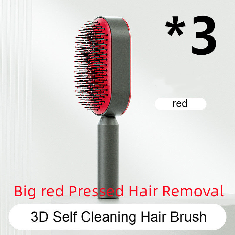 Yiwu Renfan Self Cleaning Hair Brush with Airbag Massage
