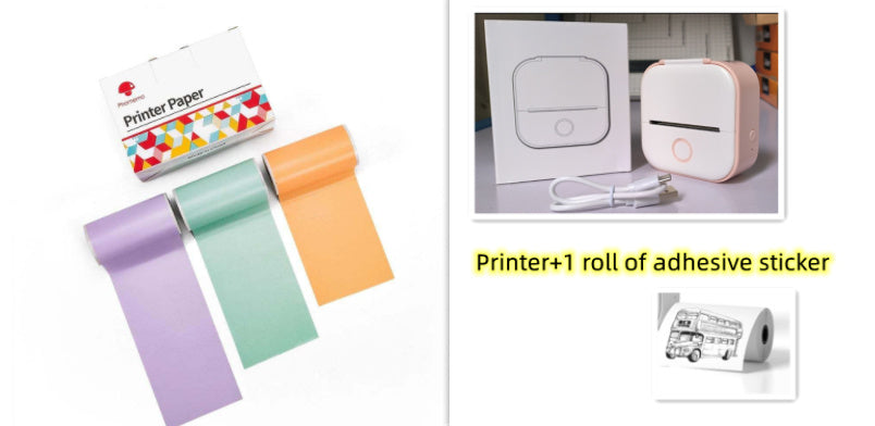 Hangzhou Jingqian Portable Mini Label Printer – Multi-Color