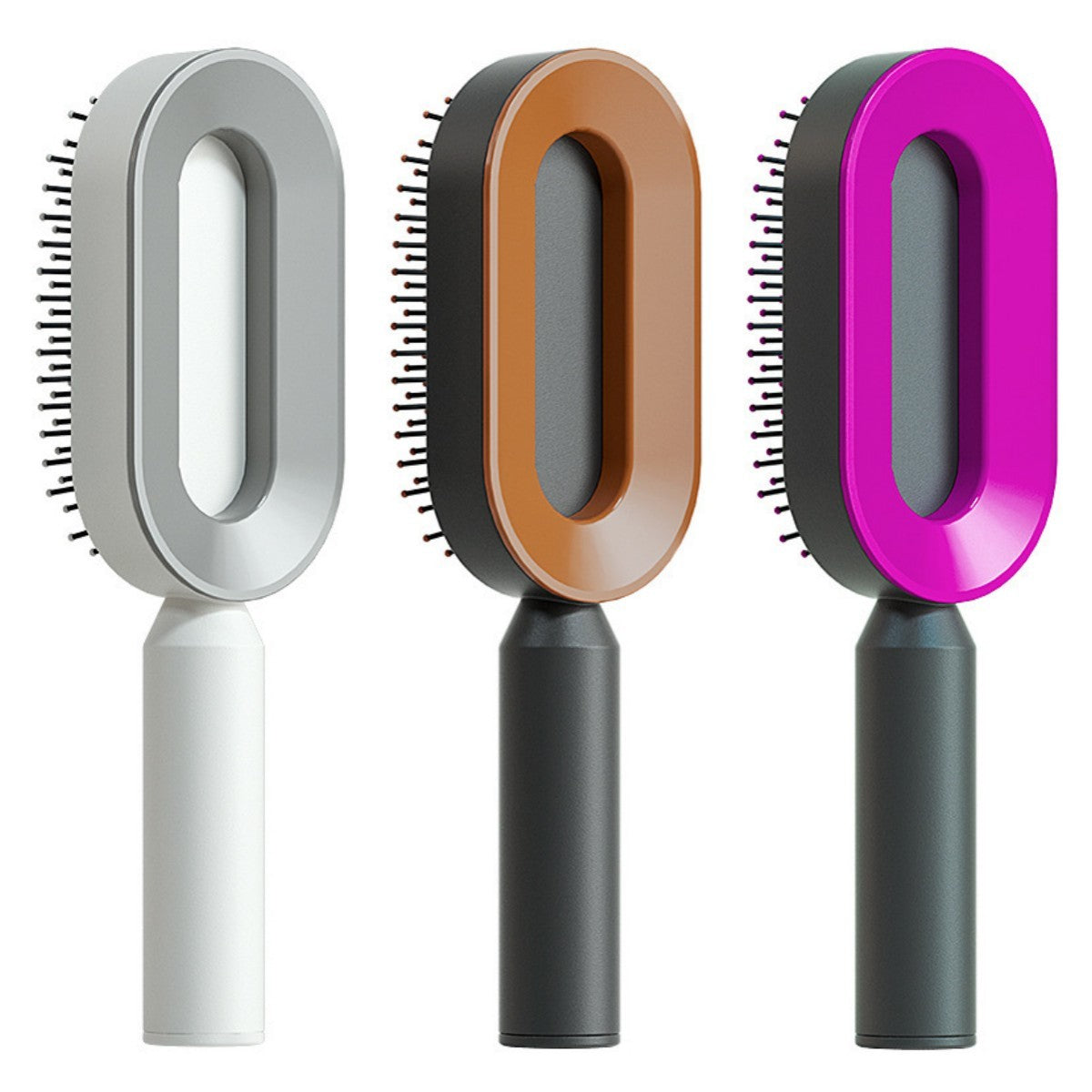 Yiwu Renfan Self Cleaning Hair Brush with Airbag Massage
