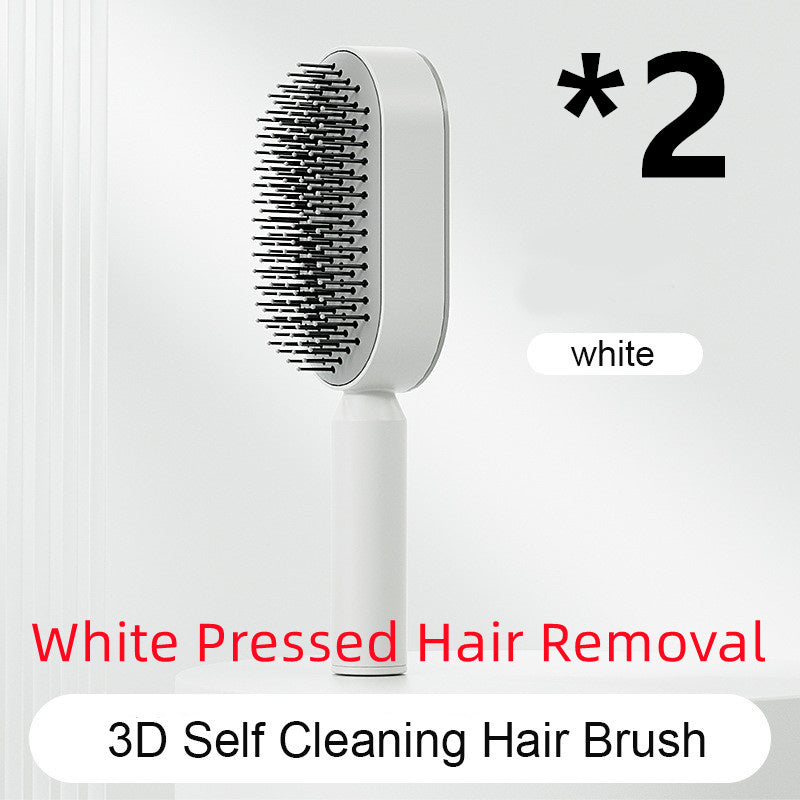 Yiwu Renfan Self Cleaning Hair Brush with Airbag Massage