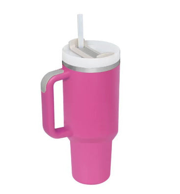 Hangzhou Jingqian 40 oz Insulated Tumbler with Handle - Coffee Cup with Lid