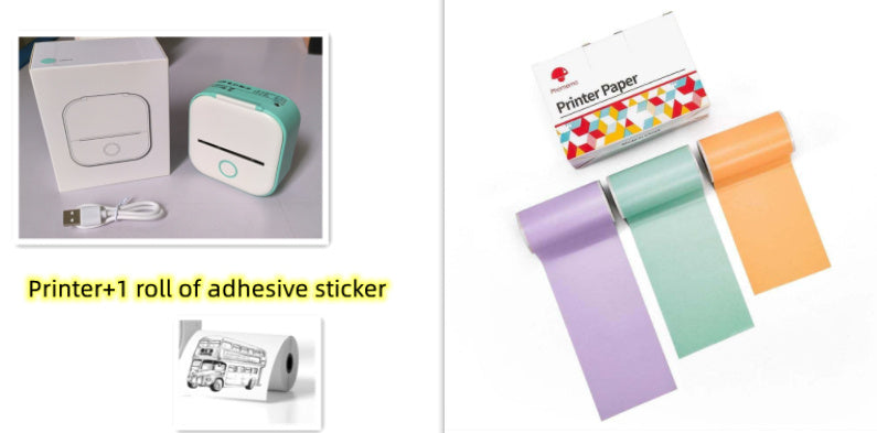 Hangzhou Jingqian Portable Mini Label Printer – Multi-Color