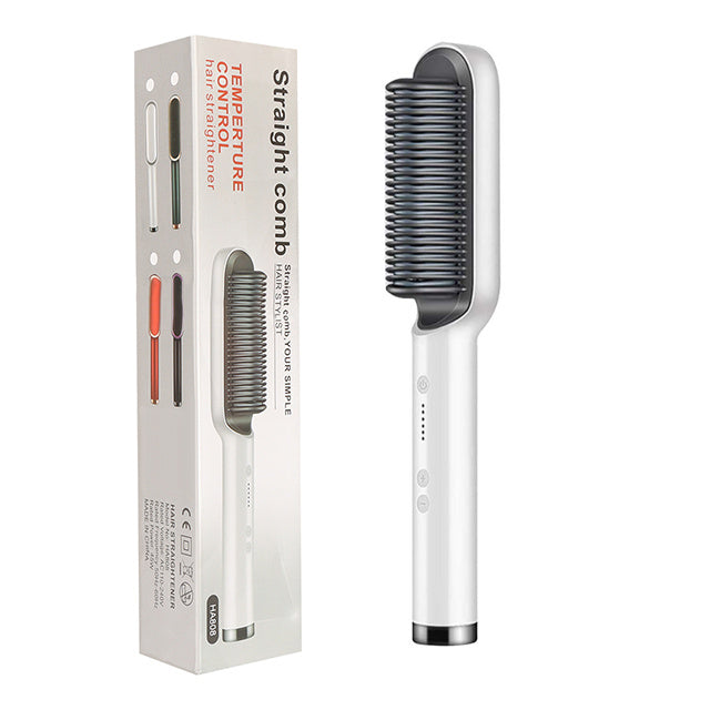 Hair Straightening Comb with Temperature Control