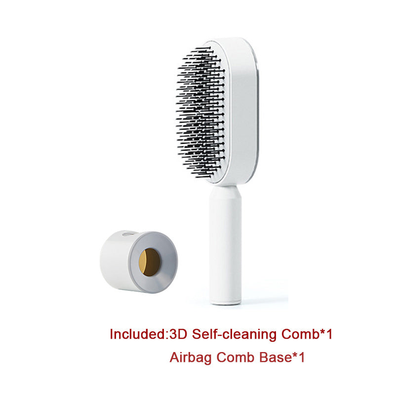 Yiwu Renfan Self Cleaning Hair Brush with Airbag Massage