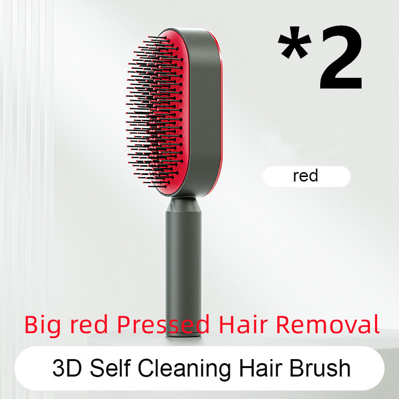 Yiwu Renfan Self Cleaning Hair Brush with Airbag Massage