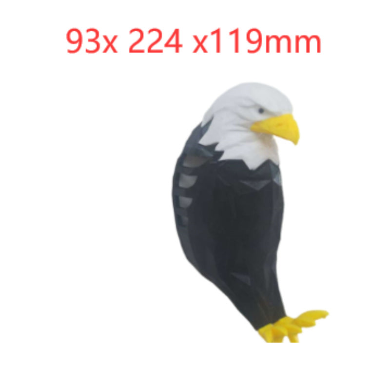Hangzhou Jingqian modern bird wall lamp eagle shaped white head black body yellow beak 93x224x119mm