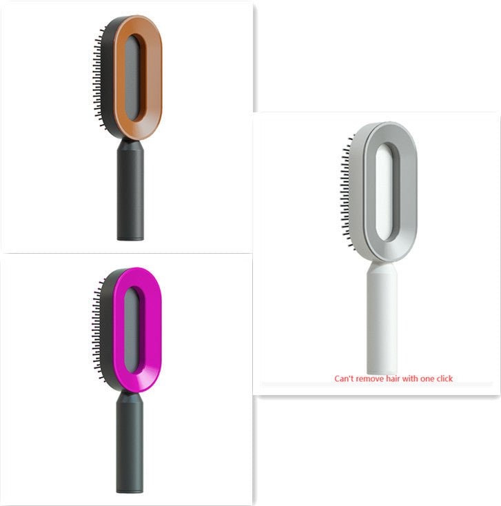 Yiwu Renfan Self Cleaning Hair Brush with Airbag Massage