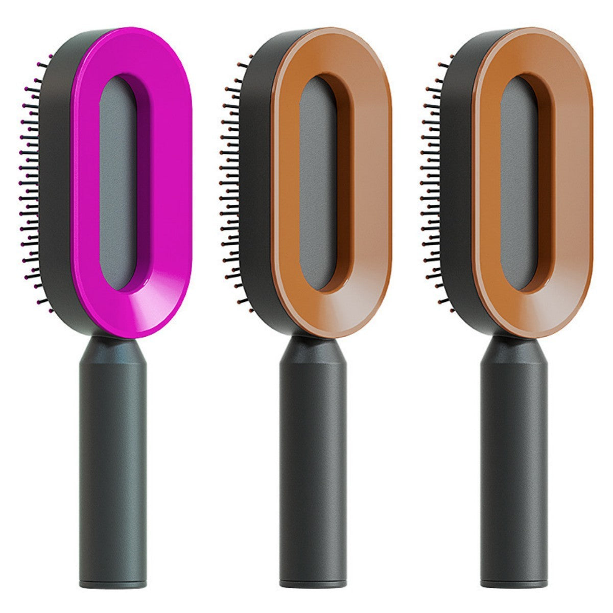 Yiwu Renfan Self Cleaning Hair Brush with Airbag Massage