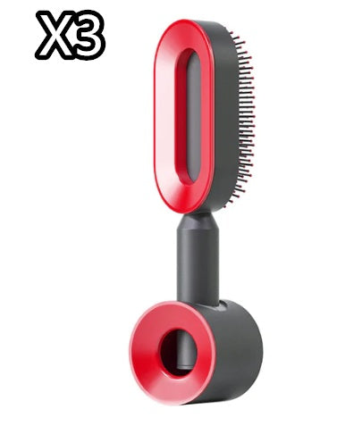 Yiwu Renfan Self Cleaning Hair Brush with Airbag Massage