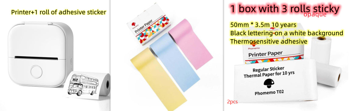 Hangzhou Jingqian Portable Mini Label Printer – Multi-Color