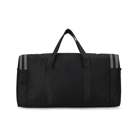 Durable travel luggage bags in black with spacious design and sturdy handles for convenient carrying
