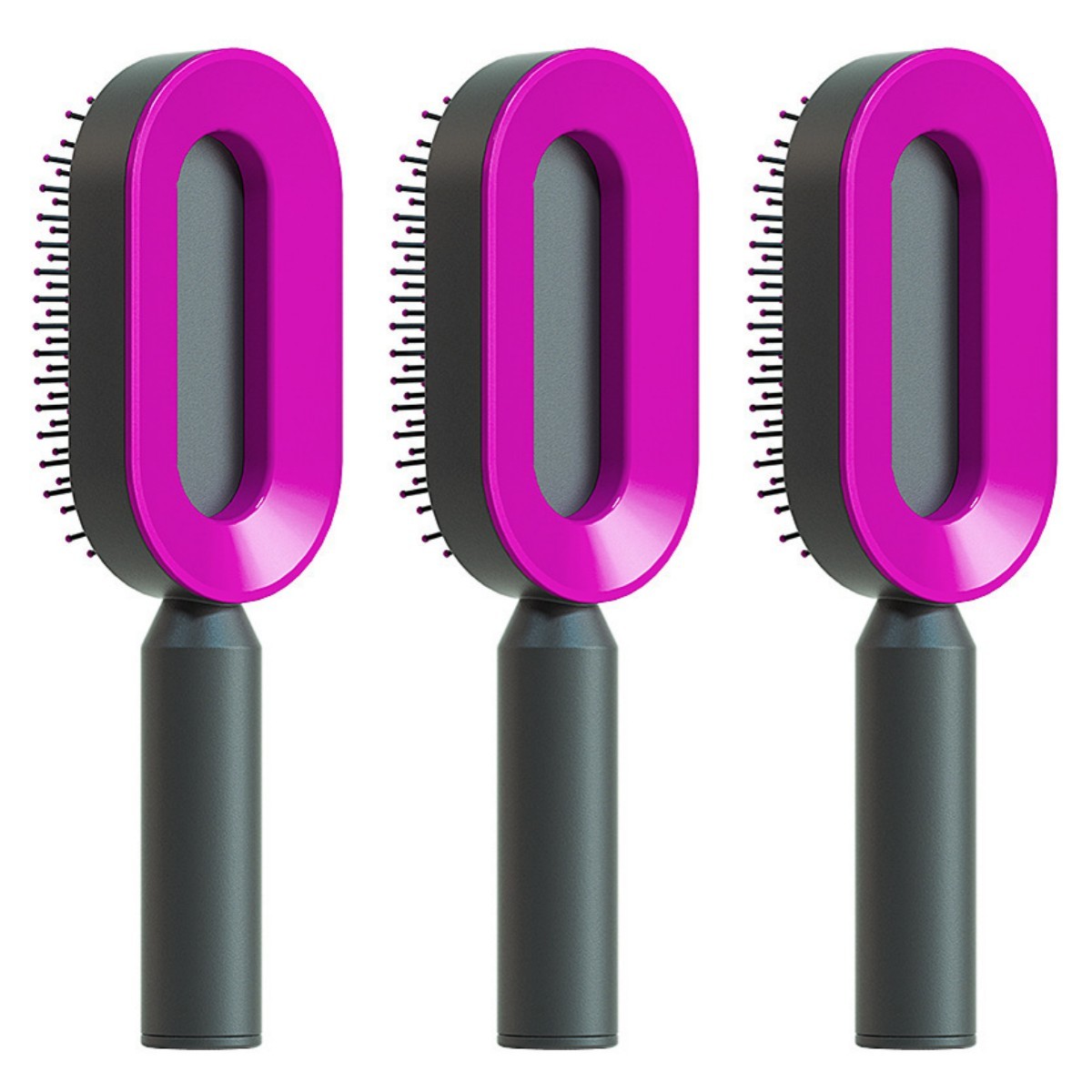 Yiwu Renfan Self Cleaning Hair Brush with Airbag Massage