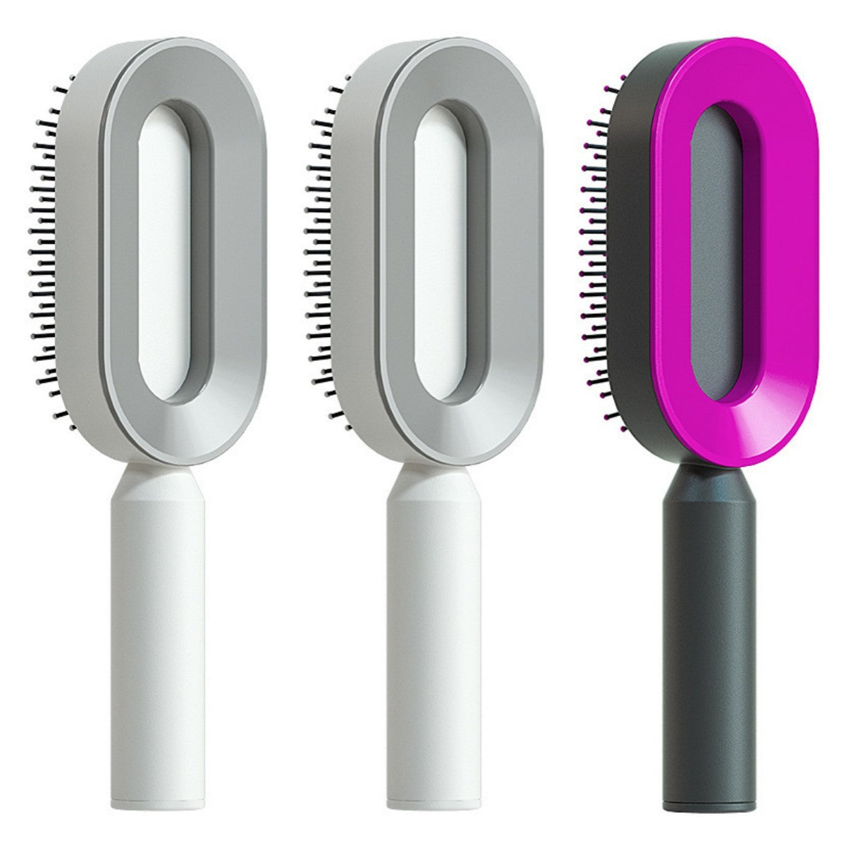 Yiwu Renfan Self Cleaning Hair Brush with Airbag Massage
