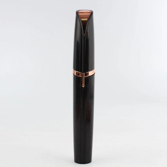 Yiwu Renfan electric eyebrow remover in sleek black and rose gold design for precise hair removal