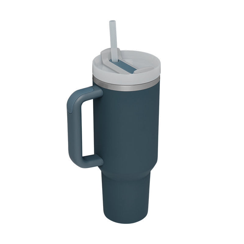 Hangzhou Jingqian 40 oz Insulated Tumbler with Handle - Coffee Cup with Lid
