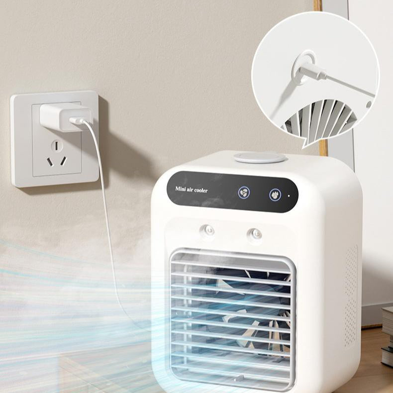 Hangzhou Jingqian portable air conditioner cars and home energy efficient air conditioner alternative in white compact design