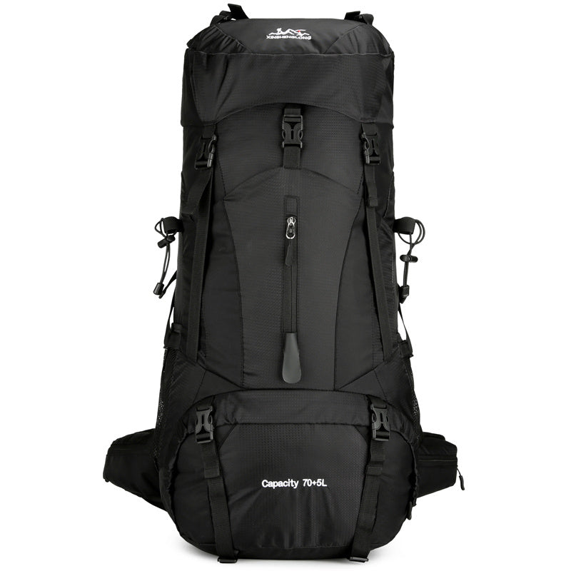 Small Crossbody Bag black mountaineering pack large capacity hiking backpack with adjustable straps and hip belt