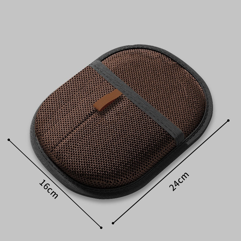 Hangzhou Jingqian pet hair remover mitt brown deshedding brush glove for dogs 24cm by 16cm