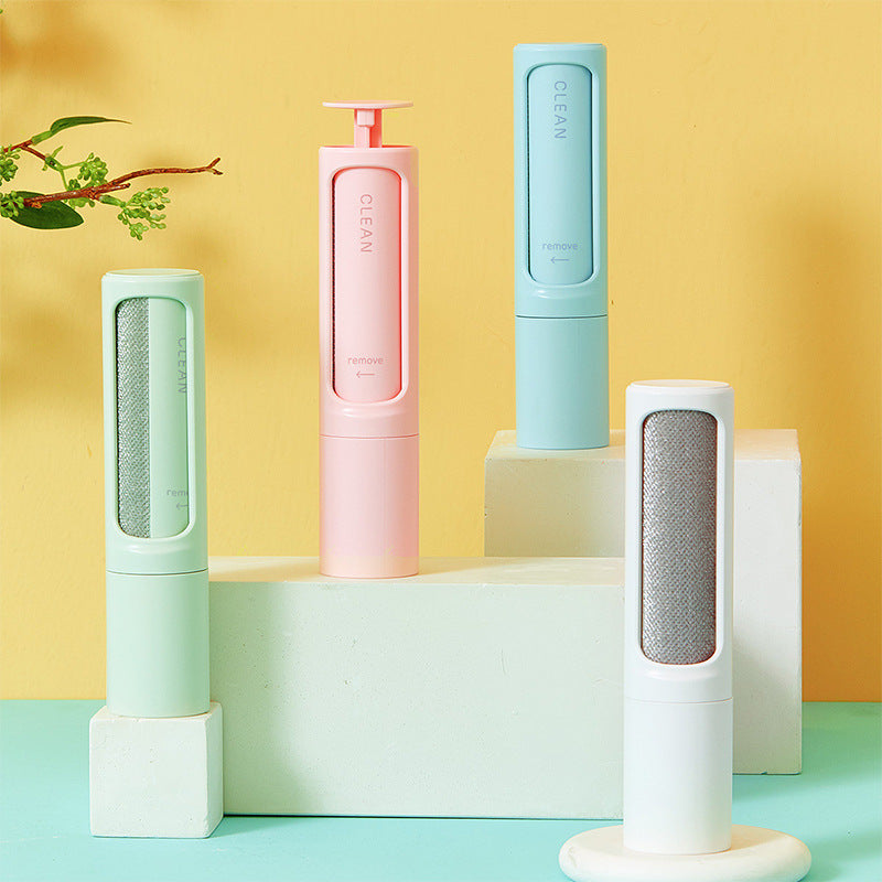 Colorful reusable pet hair remover brush set by Hangzhou Jingqian with compact design for easy cleaning