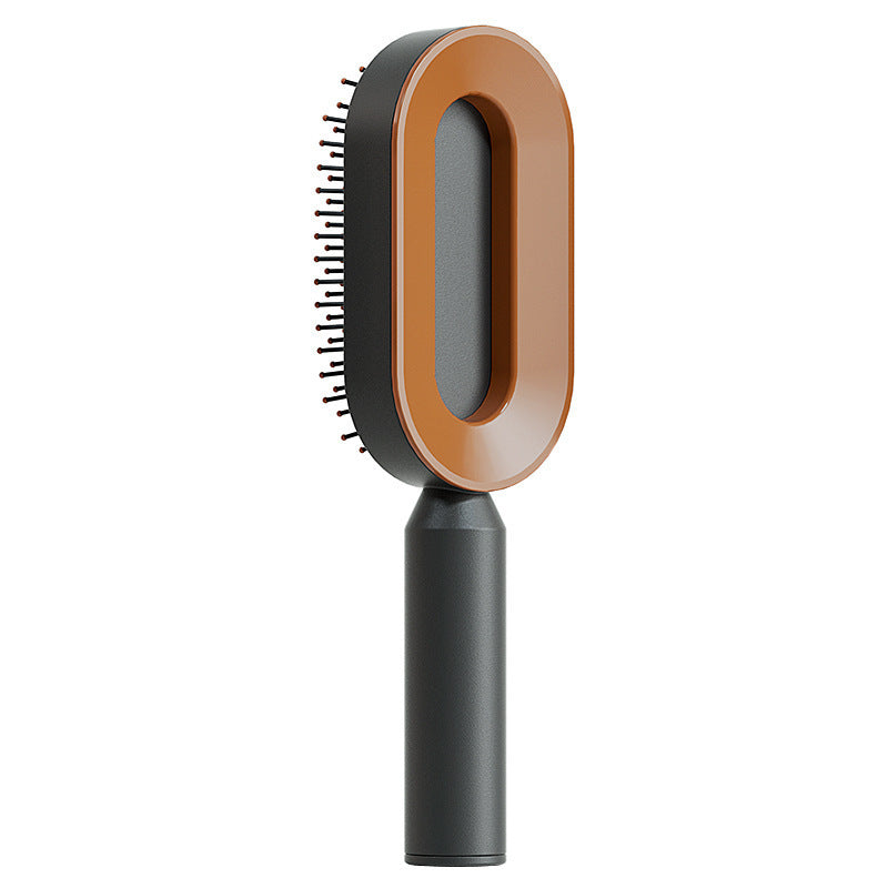Yiwu Renfan self cleaning hair brush with airbag massage and hair loss prevention features