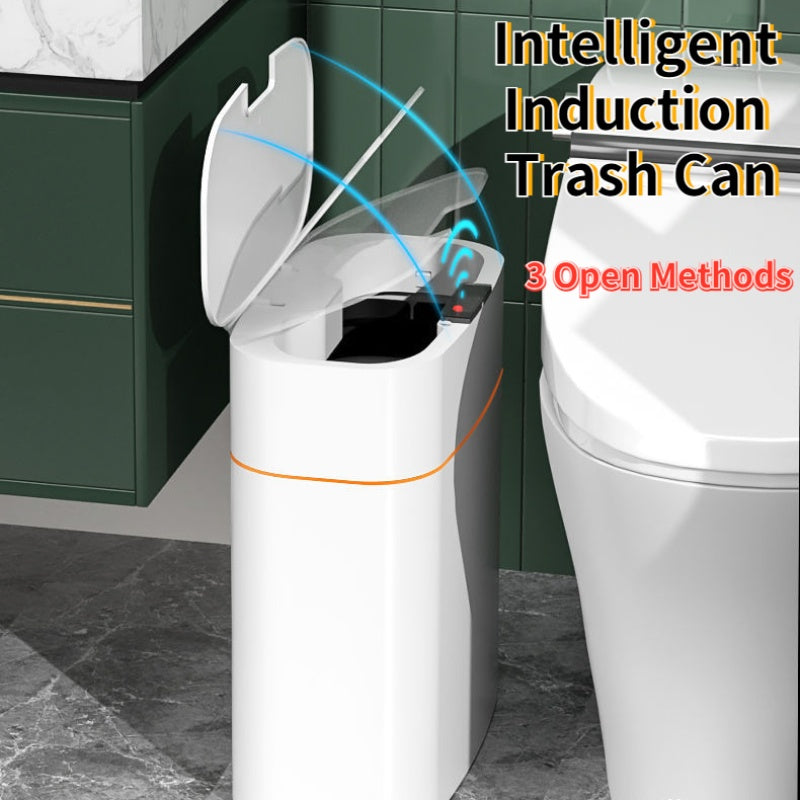 Yiwu Renfan smart trash bin for bathroom with intelligent induction and automatic lid opening