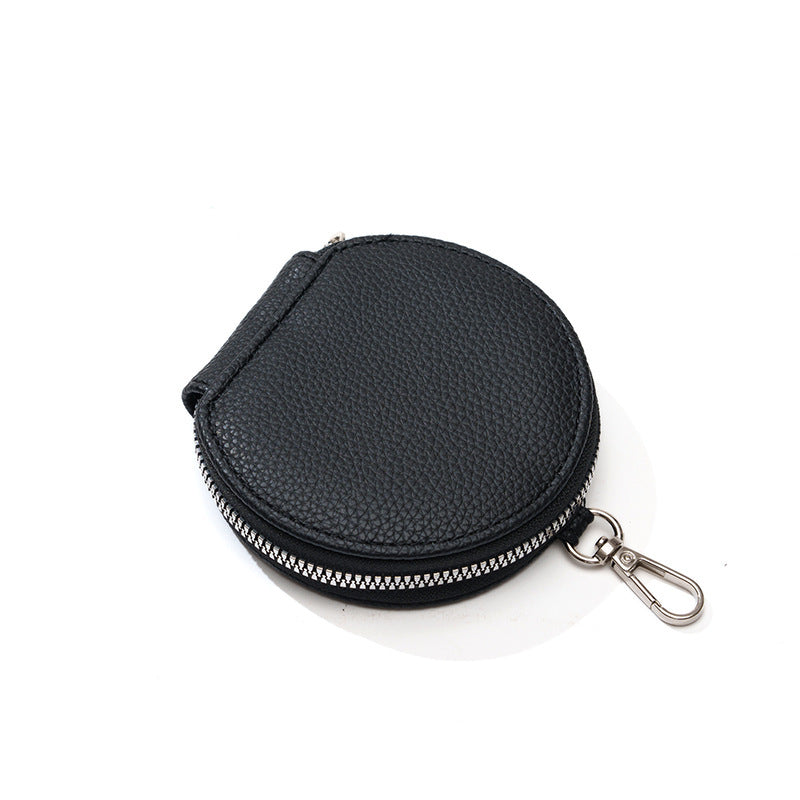 Hangzhou Jingqian stylish phone bag for women in black with zipper and metal clip