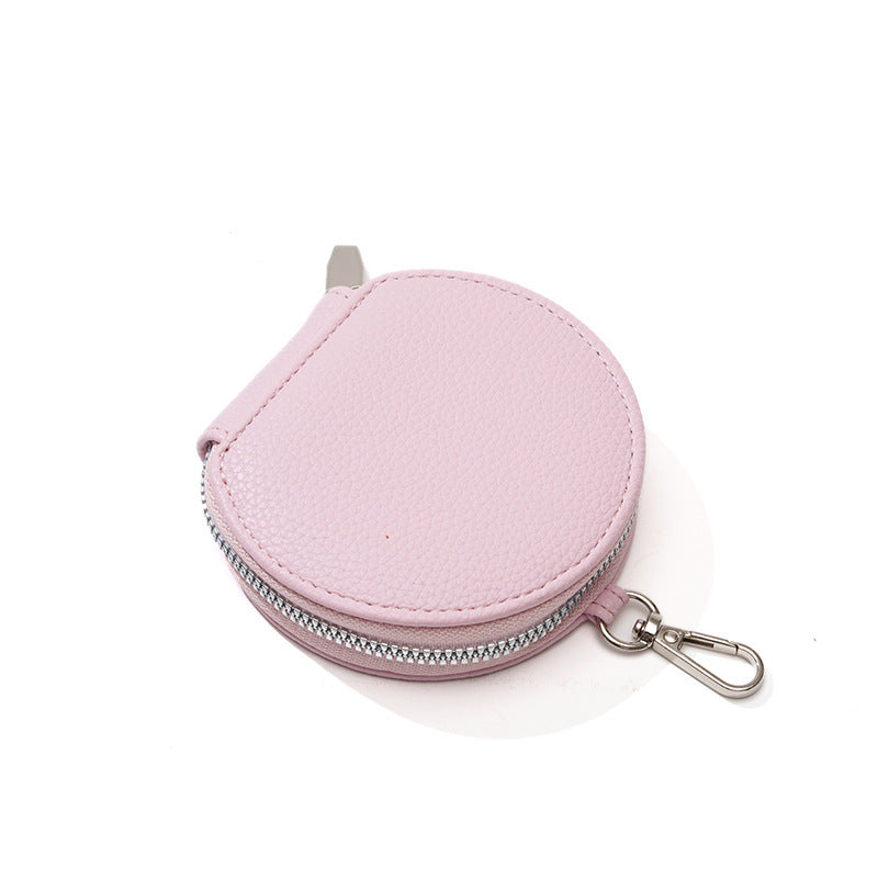 Pink stylish phone bag for women by Hangzhou Jingqian with zipper and metal clip