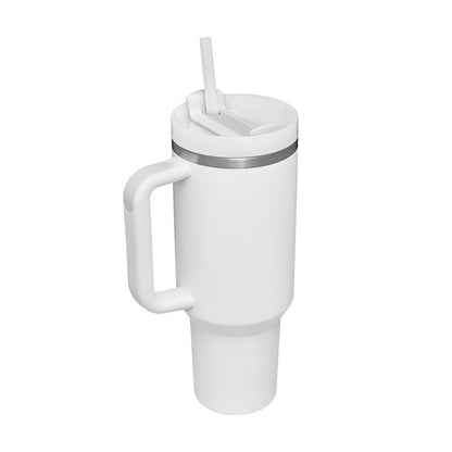 Hangzhou Jingqian 40 oz Insulated Tumbler with Handle - Coffee Cup with Lid