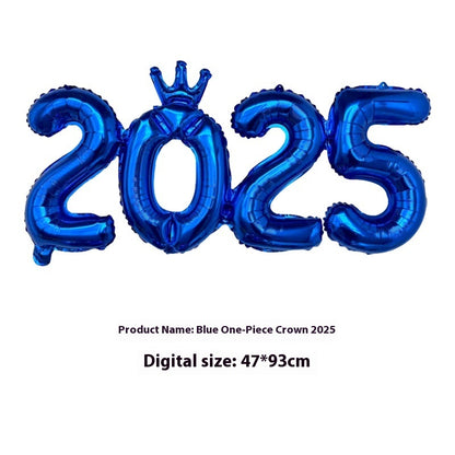 2025 One-piece Digital Balloon Film Year's Day New Year Party Decoration