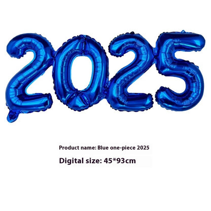 2025 One-piece Digital Balloon Film Year's Day New Year Party Decoration