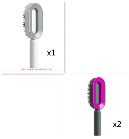 Yiwu Renfan Self Cleaning Hair Brush with Airbag Massage