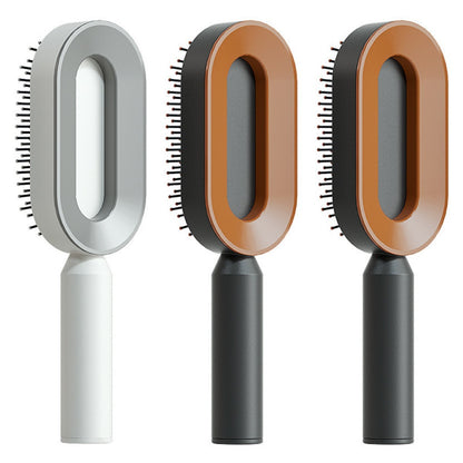 Yiwu Renfan Self Cleaning Hair Brush with Airbag Massage