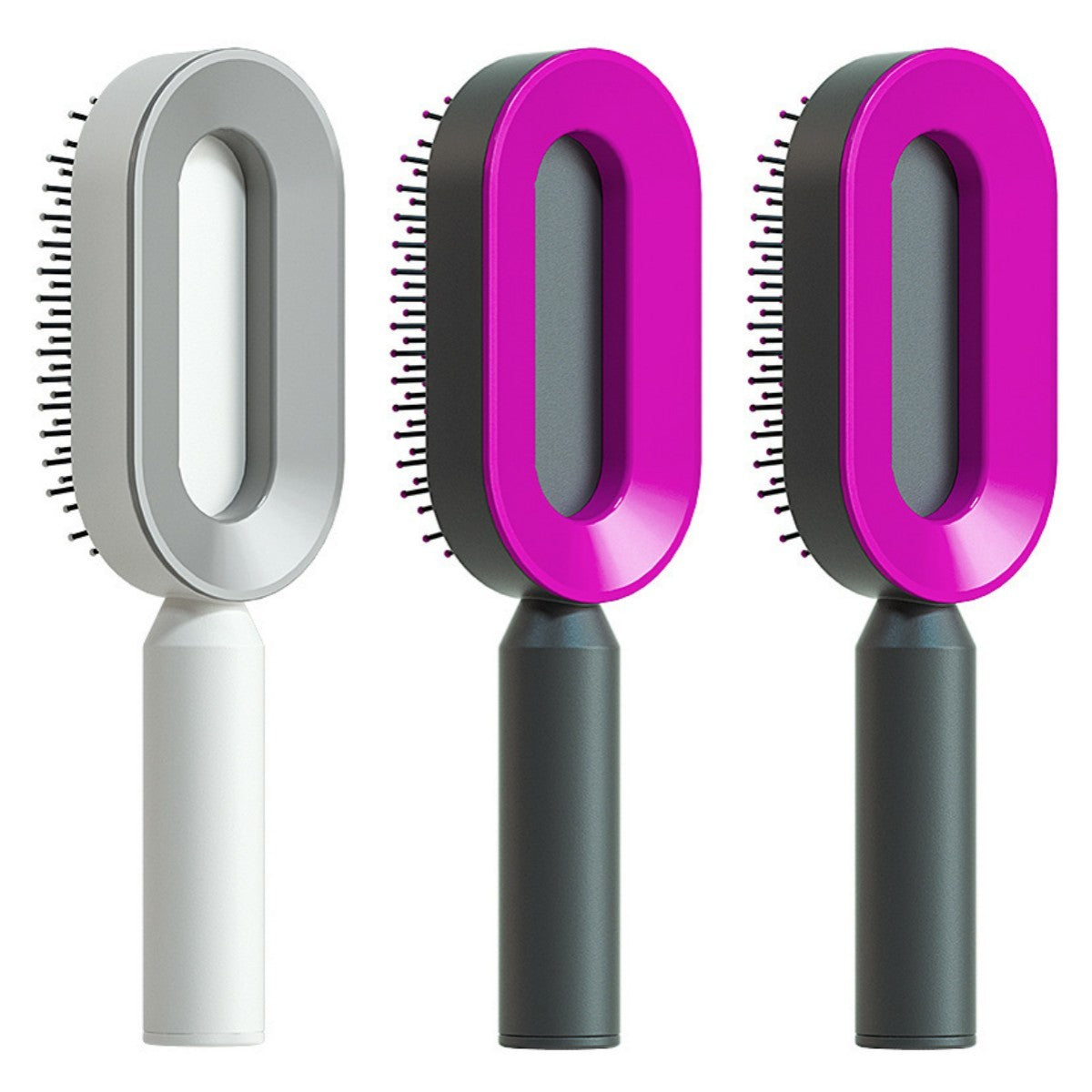 Yiwu Renfan Self Cleaning Hair Brush with Airbag Massage