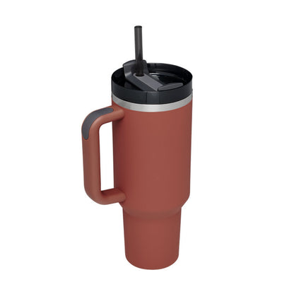 Hangzhou Jingqian 40 oz Insulated Tumbler with Handle - Coffee Cup with Lid