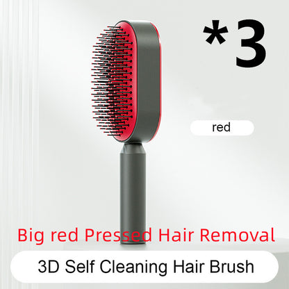 Yiwu Renfan Self Cleaning Hair Brush with Airbag Massage