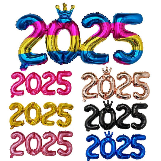 2025 One-piece Digital Balloon Film Year's Day New Year Party Decoration
