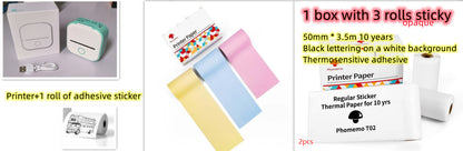 Hangzhou Jingqian Portable Mini Label Printer – Multi-Color