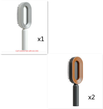Yiwu Renfan Self Cleaning Hair Brush with Airbag Massage