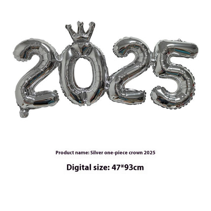 2025 One-piece Digital Balloon Film Year's Day New Year Party Decoration