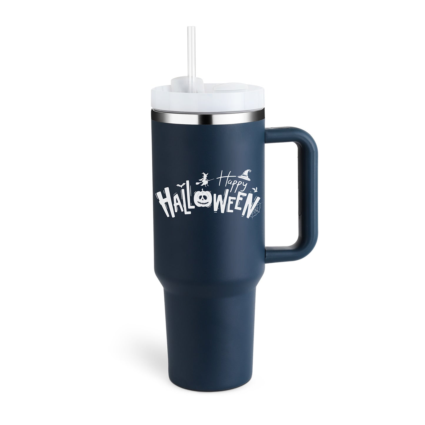 Hangzhou Jingqian 40 oz Insulated Tumbler with Handle - Coffee Cup with Lid
