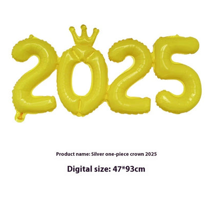 2025 One-piece Digital Balloon Film Year's Day New Year Party Decoration