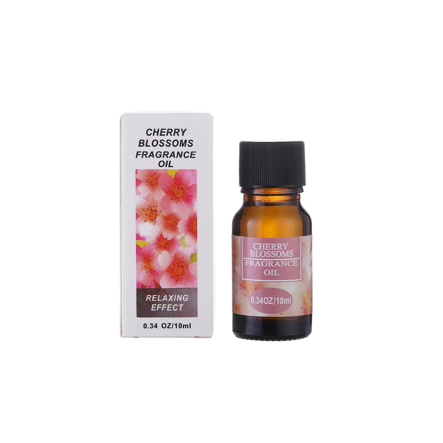 Cherry blossoms fragrance oil 10ml bottle with packaging for aromatherapy essential oil humidifier