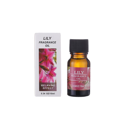 Lily fragrance oil for aromatherapy essential oil humidifier with relaxing effect in 10ml bottle