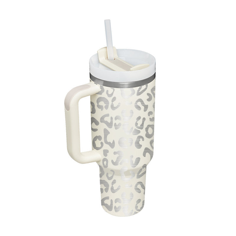 Hangzhou Jingqian 40 oz Insulated Tumbler with Handle - Coffee Cup with Lid